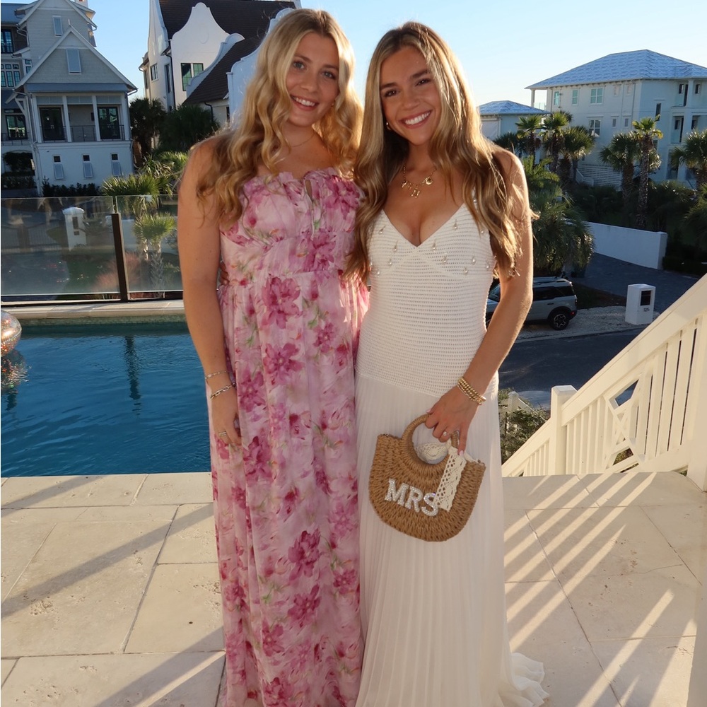 Floral Pink Maxi Dress - Revolve